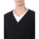 CARDIGAN MAGLIA ACCIDA NERO