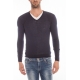 MAGLIA MAGLIA SCOLLO V BASICO BLU