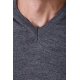 MAGLIA MAGLIA V STELLA SPALLA GRIGIO