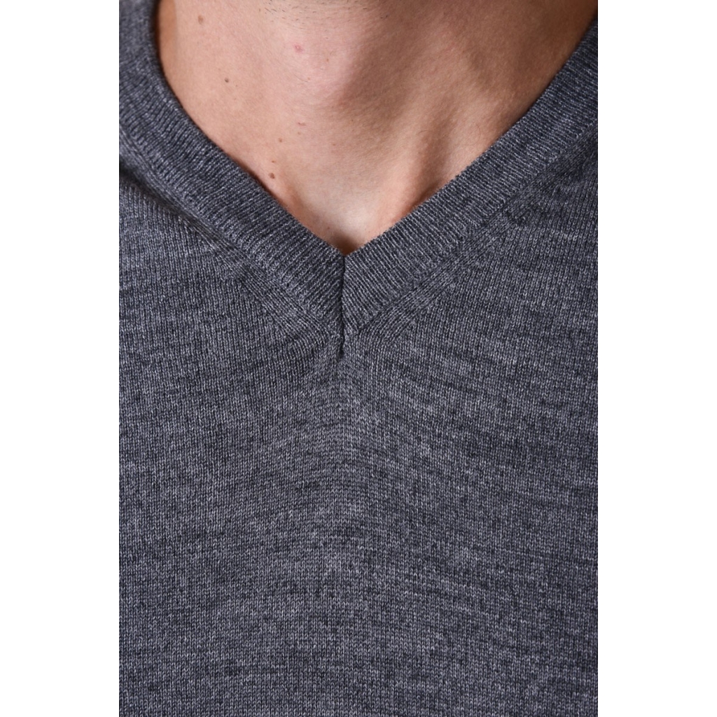 MAGLIA MAGLIA V STELLA SPALLA GRIGIO