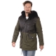 GIUBBOTTO GABAN PARKA TOP NERO
