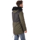 GIUBBOTTO GABAN PARKA TOP NERO