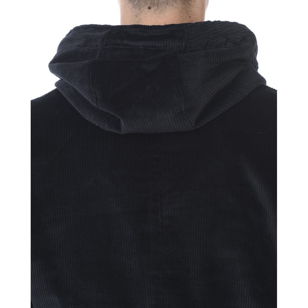 GIUBBOTTO GIACCA CAPPUCCIO SF NERO