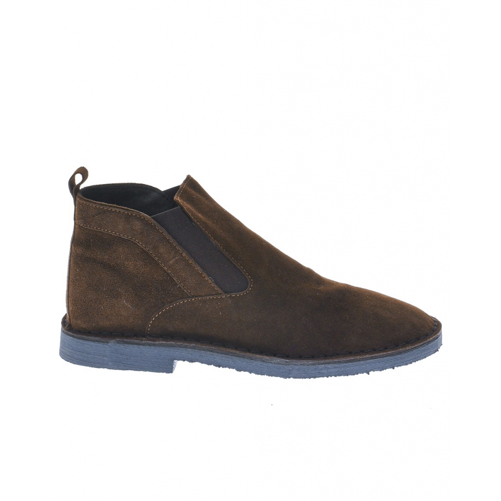 STIVALETTI SCARPA SLIP ON ALTA MARRONE