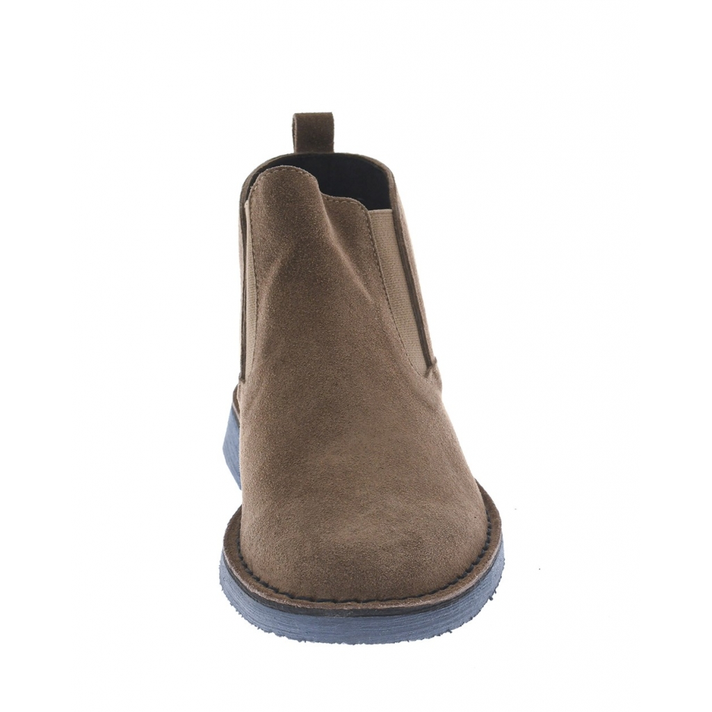 STIVALETTI SCARPA SLIP ON ALTA BEIGE