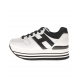 SCARPE H283 HOGAN MAXI 222 ALLACCIATA BIANCO