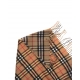 SCIARPA MU VINTAGE CHECK BANDANA BEIGE