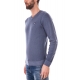 MAGLIONE MADE IN TUNISIA BLU