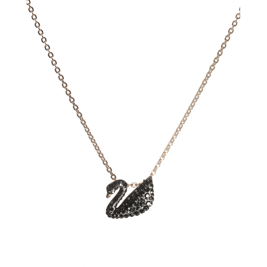 COLLANA ICONIC SWAN NERO