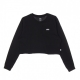 MAGLIETTA MANICA LUNGA CORTA JUNIOR V L/S CROP BLACK