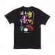 MAGLIETTA REALITY CORAL TEE BLACK