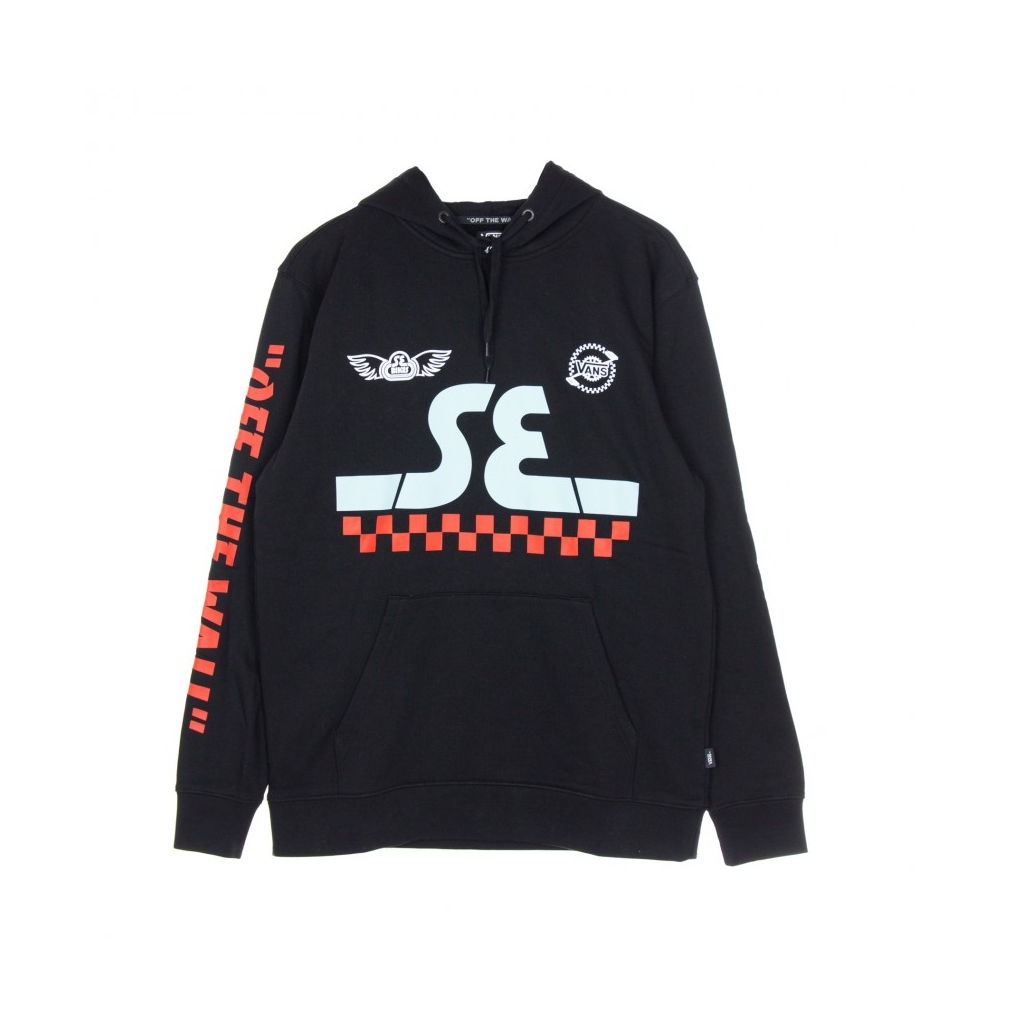 FELPA CAPPUCCIO VANS X SE BIKES PO HOODIE BLACK