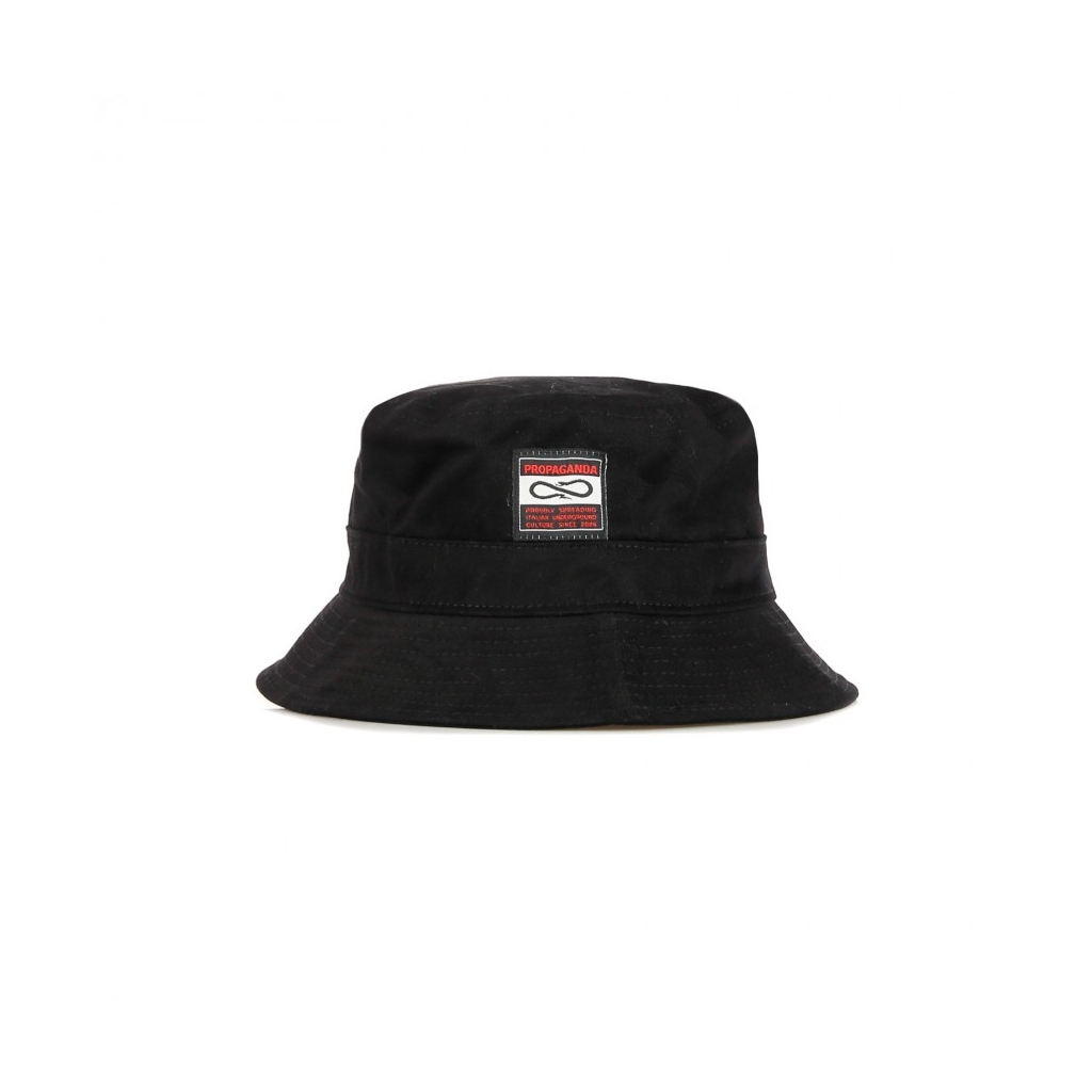 CAPPELLO DA PESCATORE BLANK BUCKET HAT BLACK