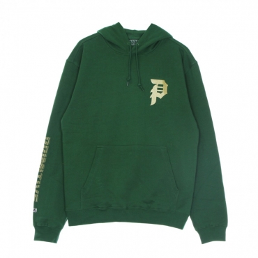 FELPA CAPPUCCIO UOMO DOOM HOOD DARK GREEN