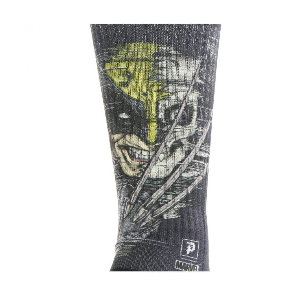 CALZA MEDIA UOMO WOLVERINE SOCK BLACK/YELLOW