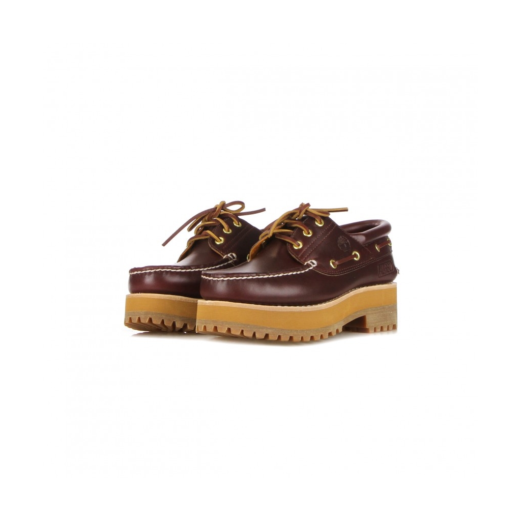 SCARPA OUTDOOR UOMO AUTHENTIC 3-EYE LUG BURGUNDY FULL GRAIN