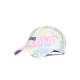 CAPPELLINO VISIERA CURVA COURT SIDE PRINTED TIE DYE HAT ORCHID