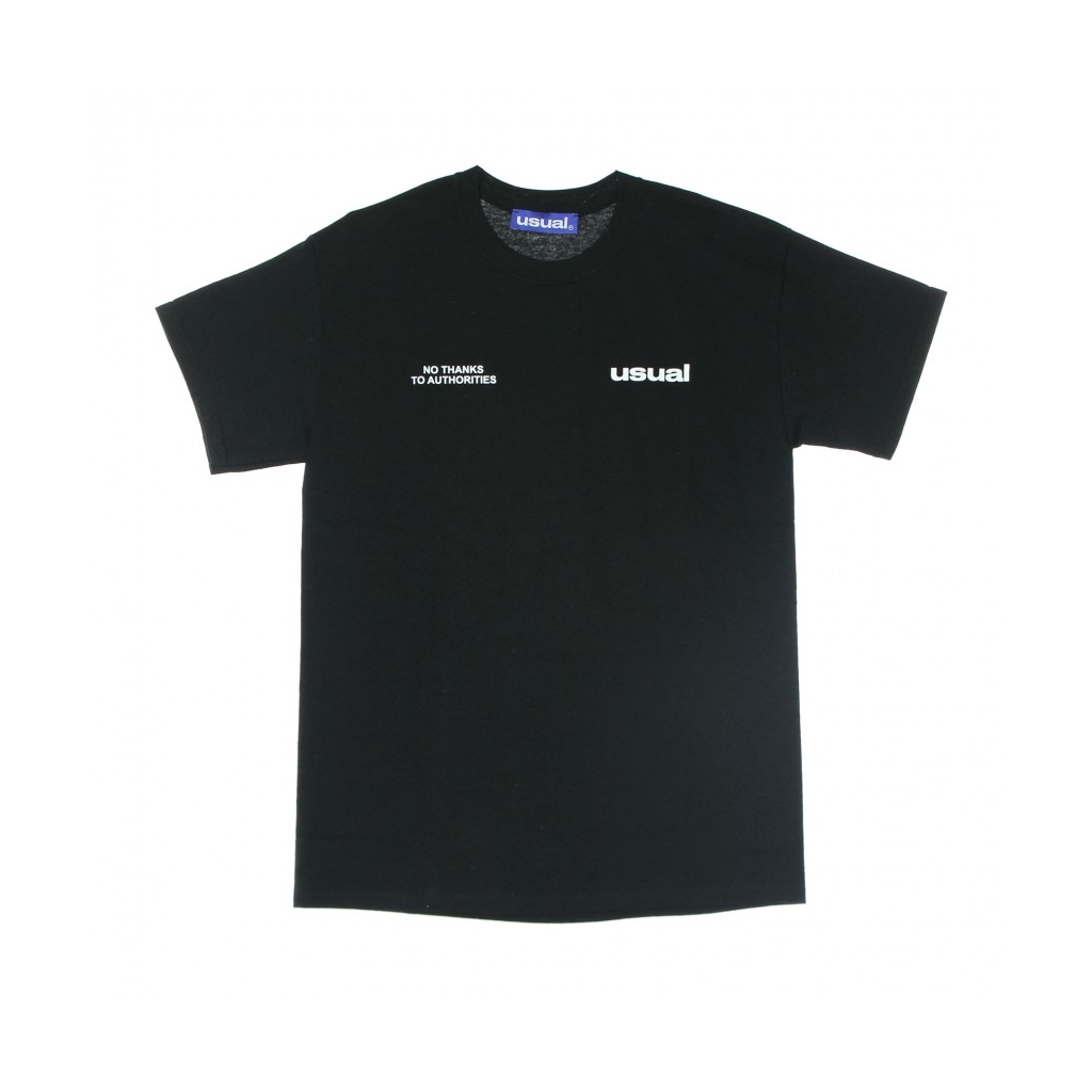 MAGLIETTA UOMO USUAL OUTLINE BLACK