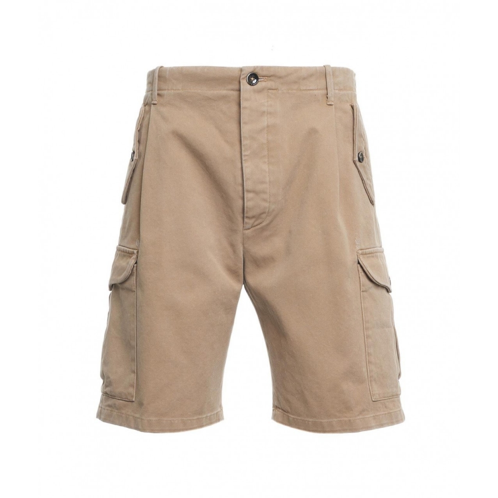 Cargo bermuda beige