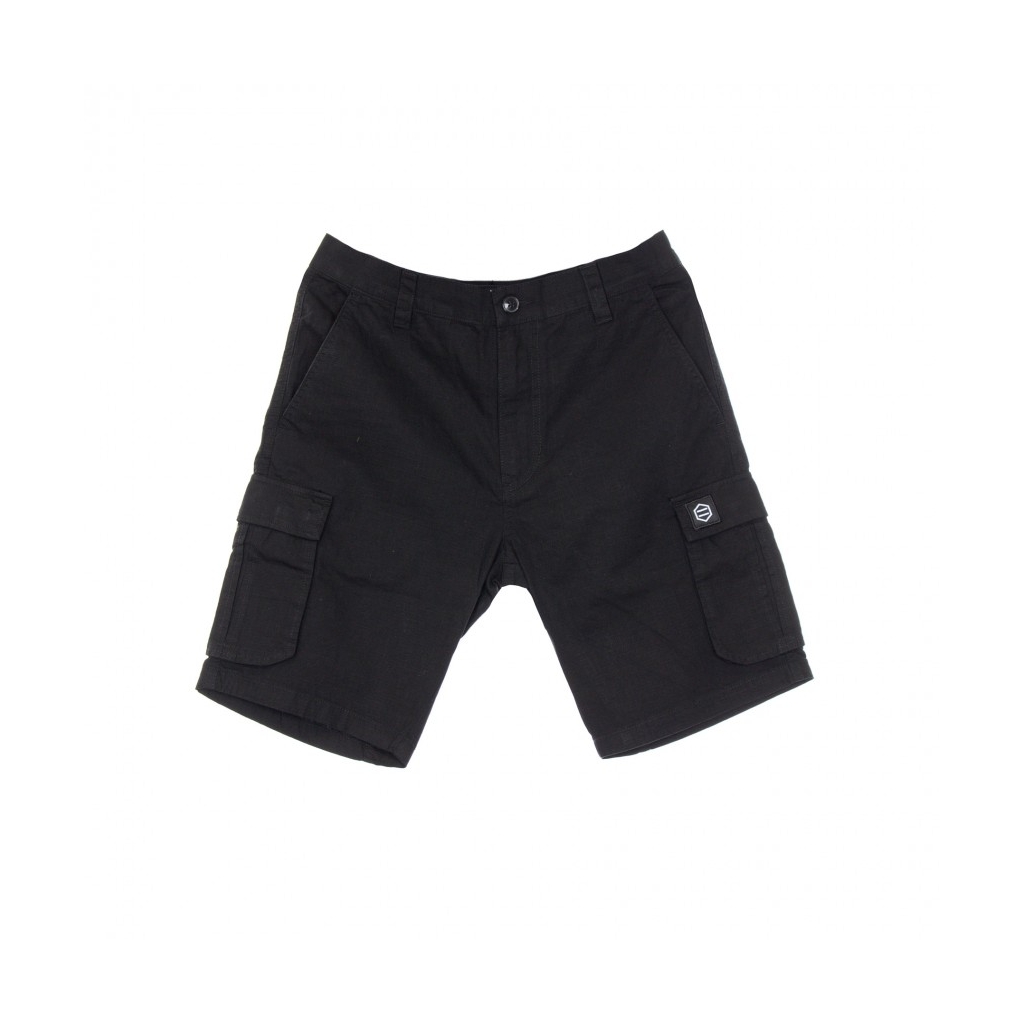 PANTALONE CORTO SHORT CARGO RIPSTOP BLACK