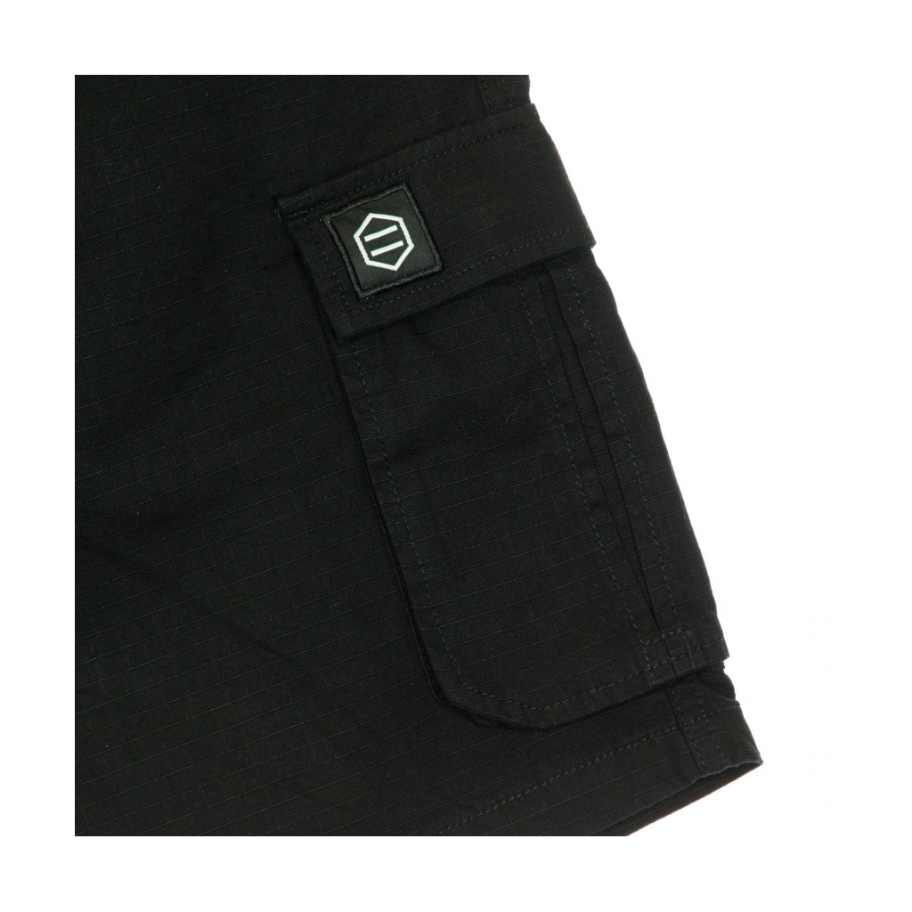 PANTALONE CORTO SHORT CARGO RIPSTOP BLACK