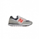 SCARPA BASSA UOMO 574 GREY/RED/NAVY