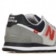 SCARPA BASSA UOMO 574 GREY/RED/NAVY