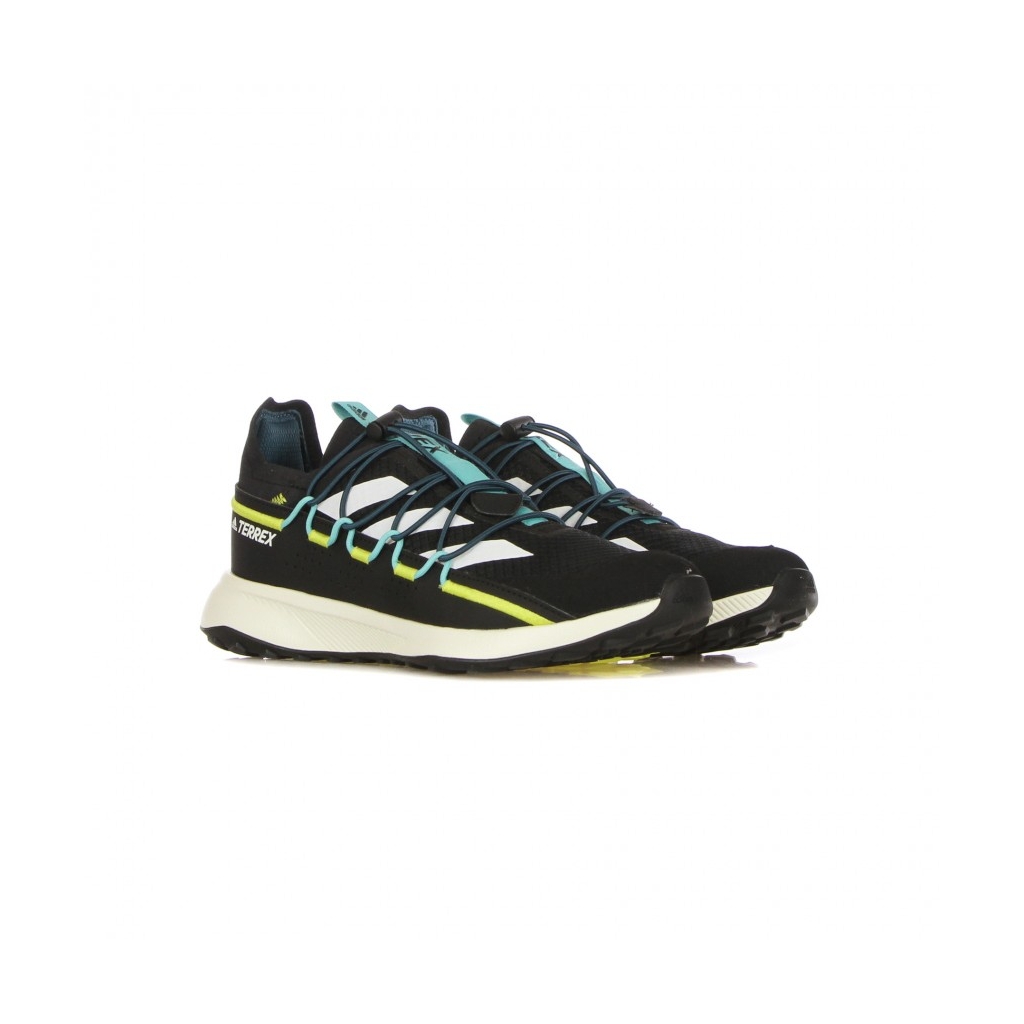 SCARPA BASSA UOMO TERREX VOYAGER 21 CORE BLACK/CHALK WHITE/ACID MINT