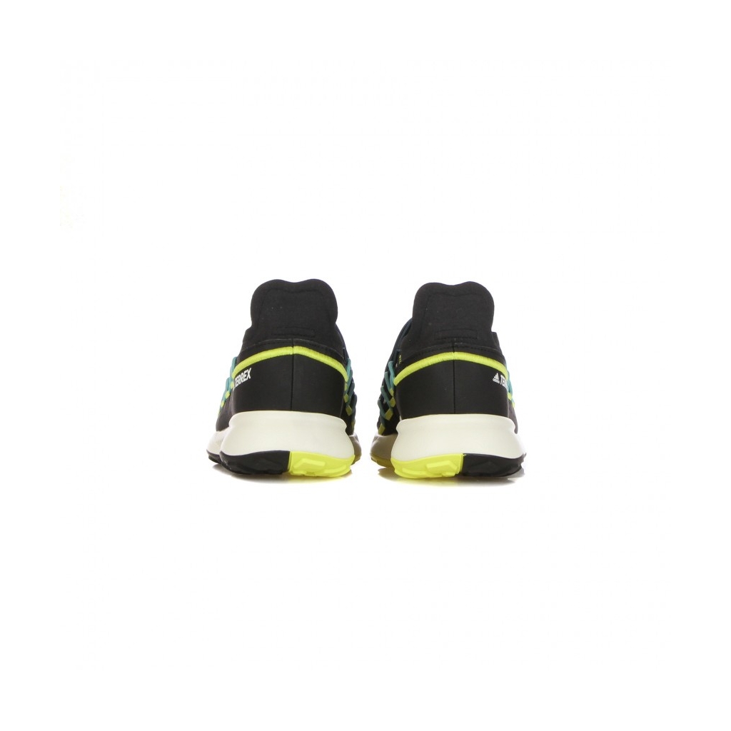 SCARPA BASSA UOMO TERREX VOYAGER 21 CORE BLACK/CHALK WHITE/ACID MINT
