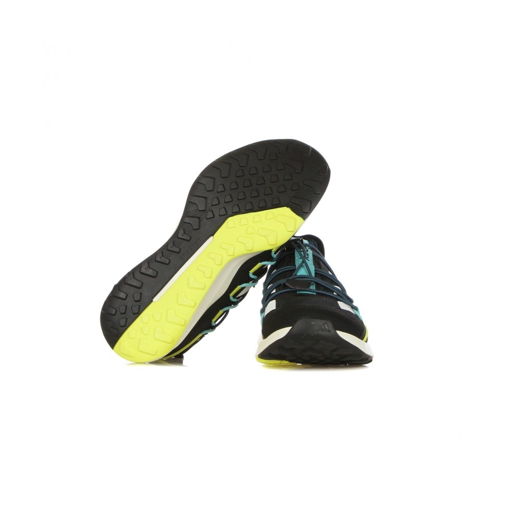 SCARPA BASSA UOMO TERREX VOYAGER 21 CORE BLACK/CHALK WHITE/ACID MINT