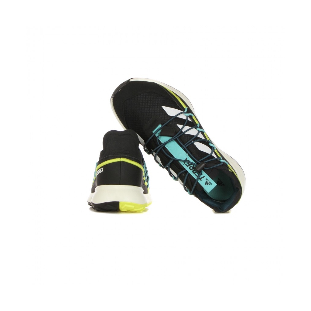 SCARPA BASSA UOMO TERREX VOYAGER 21 CORE BLACK/CHALK WHITE/ACID MINT