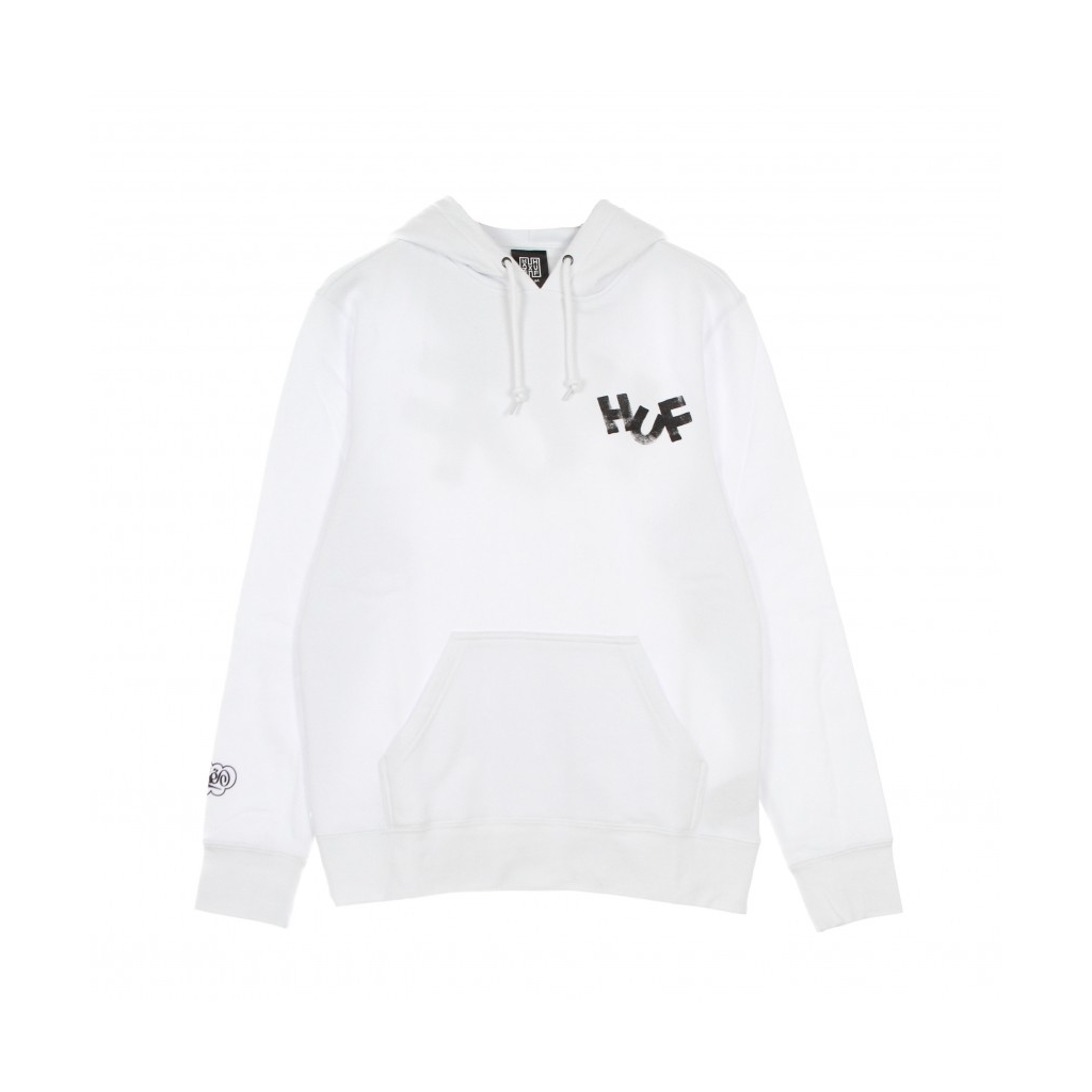 FELPA CAPPUCCIO BRUSH P/O HOODIE X ERIC HAZE WHITE