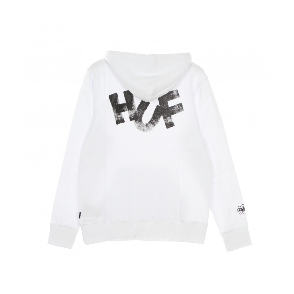 FELPA CAPPUCCIO BRUSH P/O HOODIE X ERIC HAZE WHITE