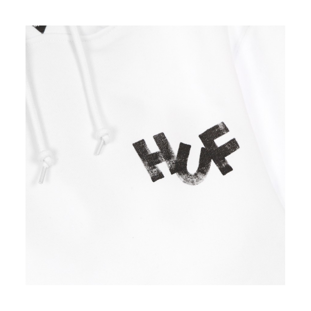 FELPA CAPPUCCIO BRUSH P/O HOODIE X ERIC HAZE WHITE