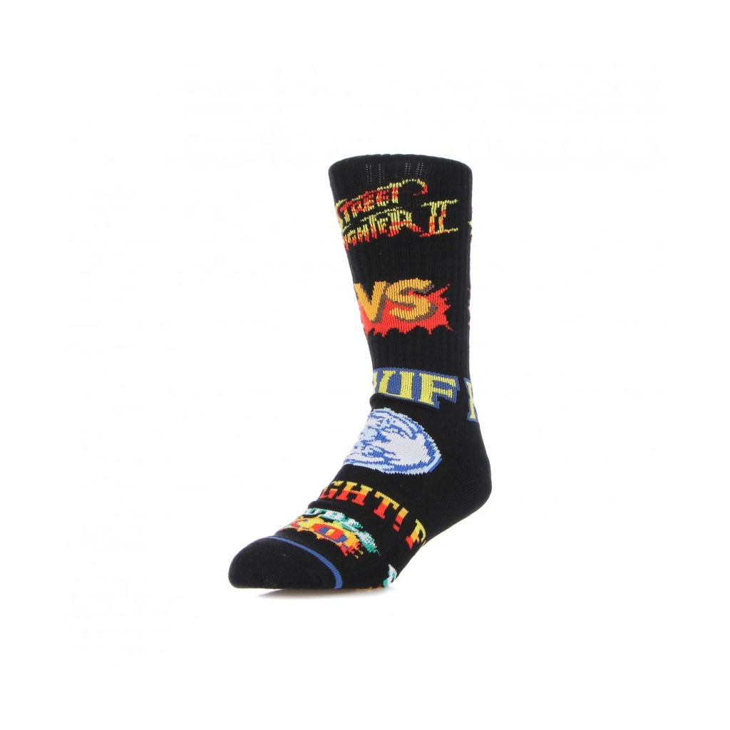 CALZA MEDIA STREET FIGHTER GRAPHIC SOCK BLACK