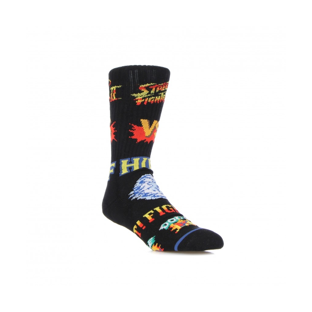 CALZA MEDIA STREET FIGHTER GRAPHIC SOCK BLACK