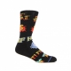 CALZA MEDIA STREET FIGHTER GRAPHIC SOCK BLACK