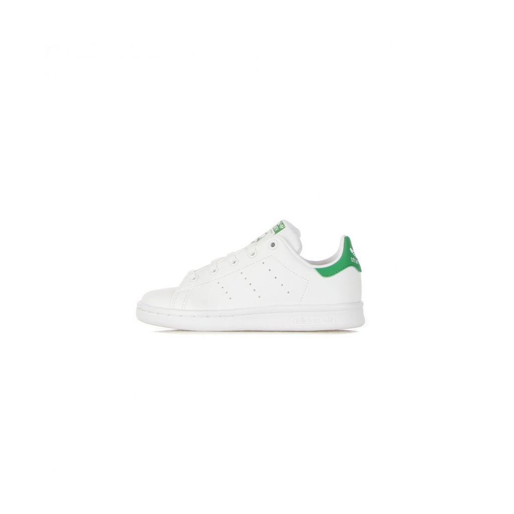 SCARPA BASSA BAMBINO STAN SMITH CLOUD WHITE/CLOUD WHITE/GREEN