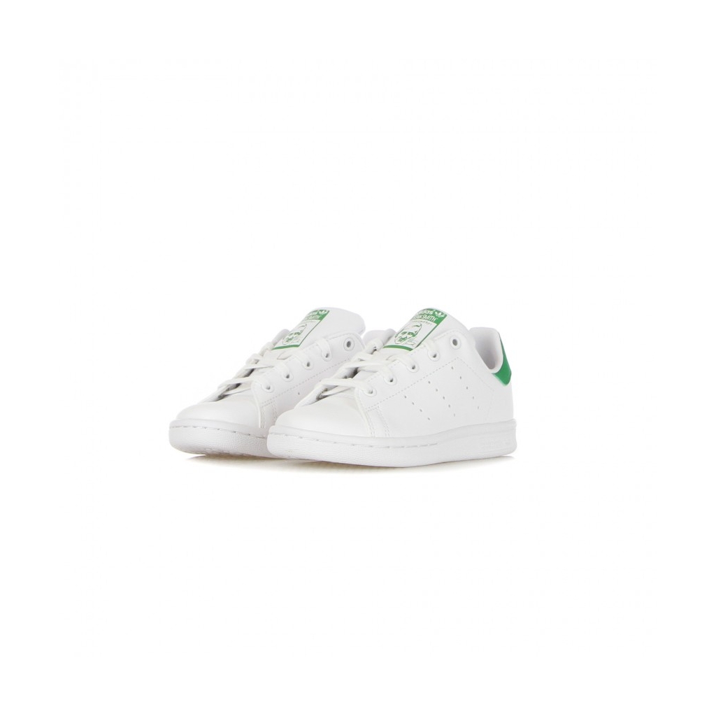 SCARPA BASSA BAMBINO STAN SMITH CLOUD WHITE/CLOUD WHITE/GREEN