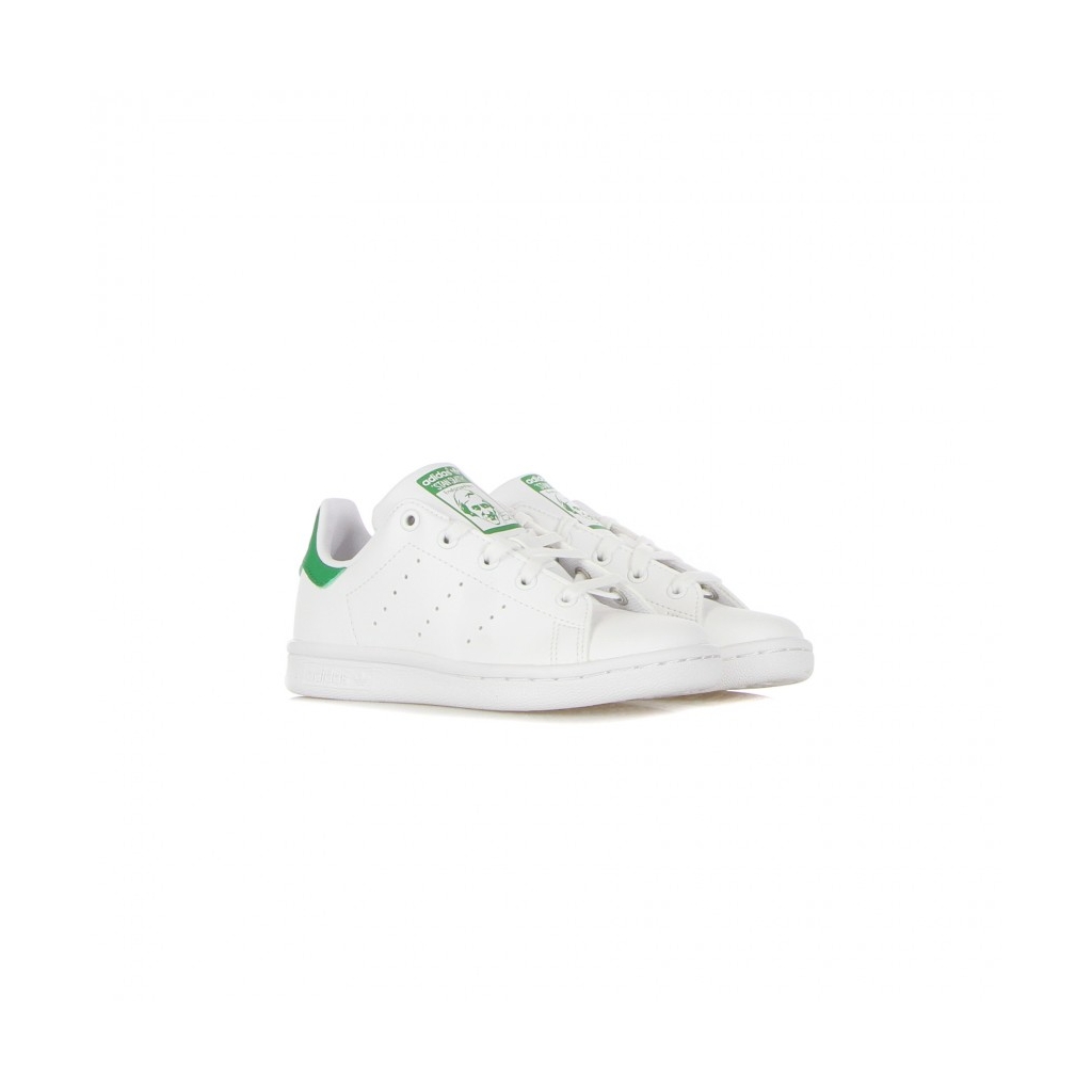 SCARPA BASSA BAMBINO STAN SMITH CLOUD WHITE/CLOUD WHITE/GREEN