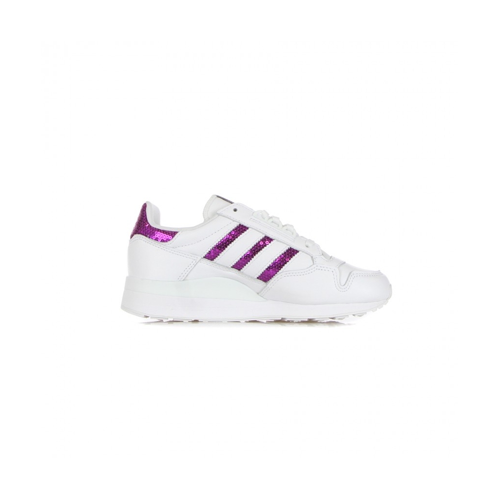 SCARPA BASSA DONNA ZX 500 W CLOUD WHITE/SHOCK PURPLE/CLOUD WHITE