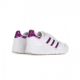 SCARPA BASSA DONNA ZX 500 W CLOUD WHITE/SHOCK PURPLE/CLOUD WHITE