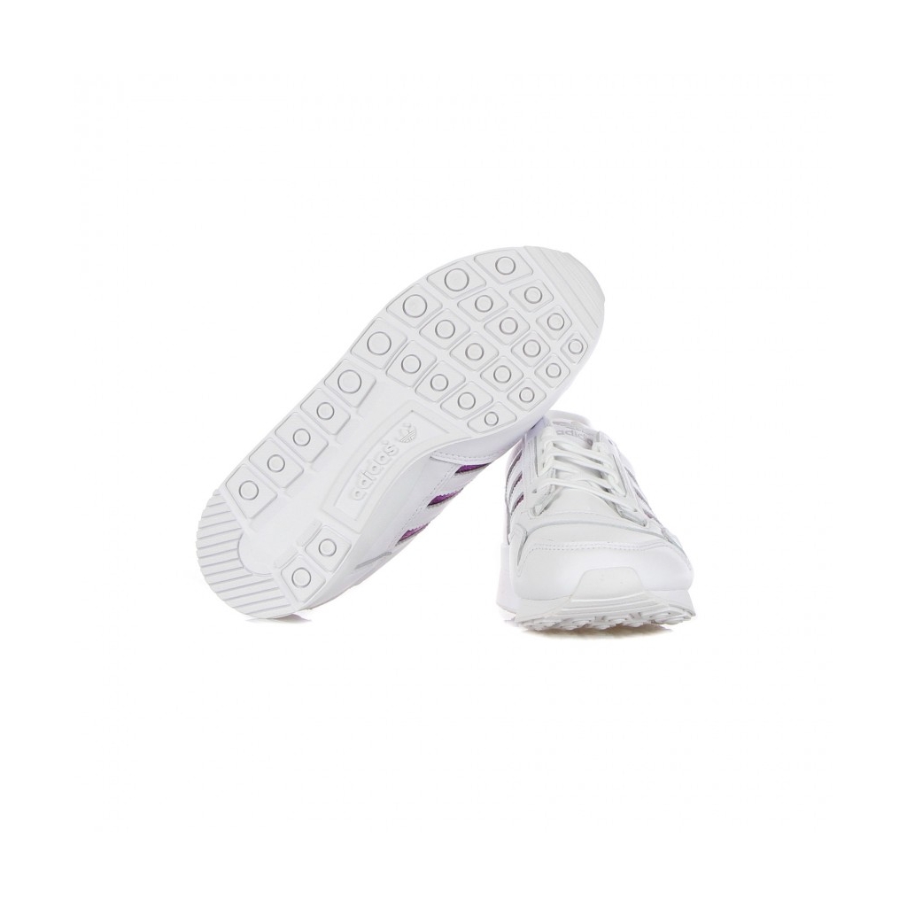 SCARPA BASSA DONNA ZX 500 W CLOUD WHITE/SHOCK PURPLE/CLOUD WHITE