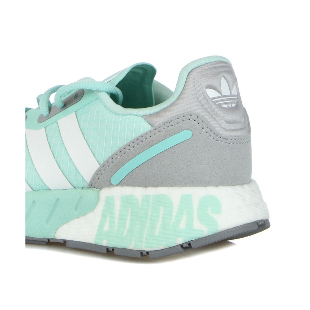 SCARPA BASSA DONNA ZX 1K BOOST W CLEAR MINT/CLOUD WHITE/GREY 2