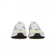 SCARPA BASSA UOMO ZX 1K BOOST CLOUD WHITE/CORE BLACK/SOLAR YELLOW