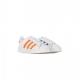 SCARPA BASSA BAMBINO SUPERSTAR EL I CLOUD WHITE/BLUE/GOLD METALLIC