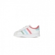 SCARPA BASSA BAMBINO SUPERSTAR EL I CLOUD WHITE/HAZY ROSE/HAZY SKY