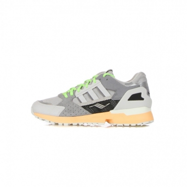 SCARPA BASSA UOMO ZX 10000 C GREY 2/CRYSTAL WHITE/ACID ORANGE