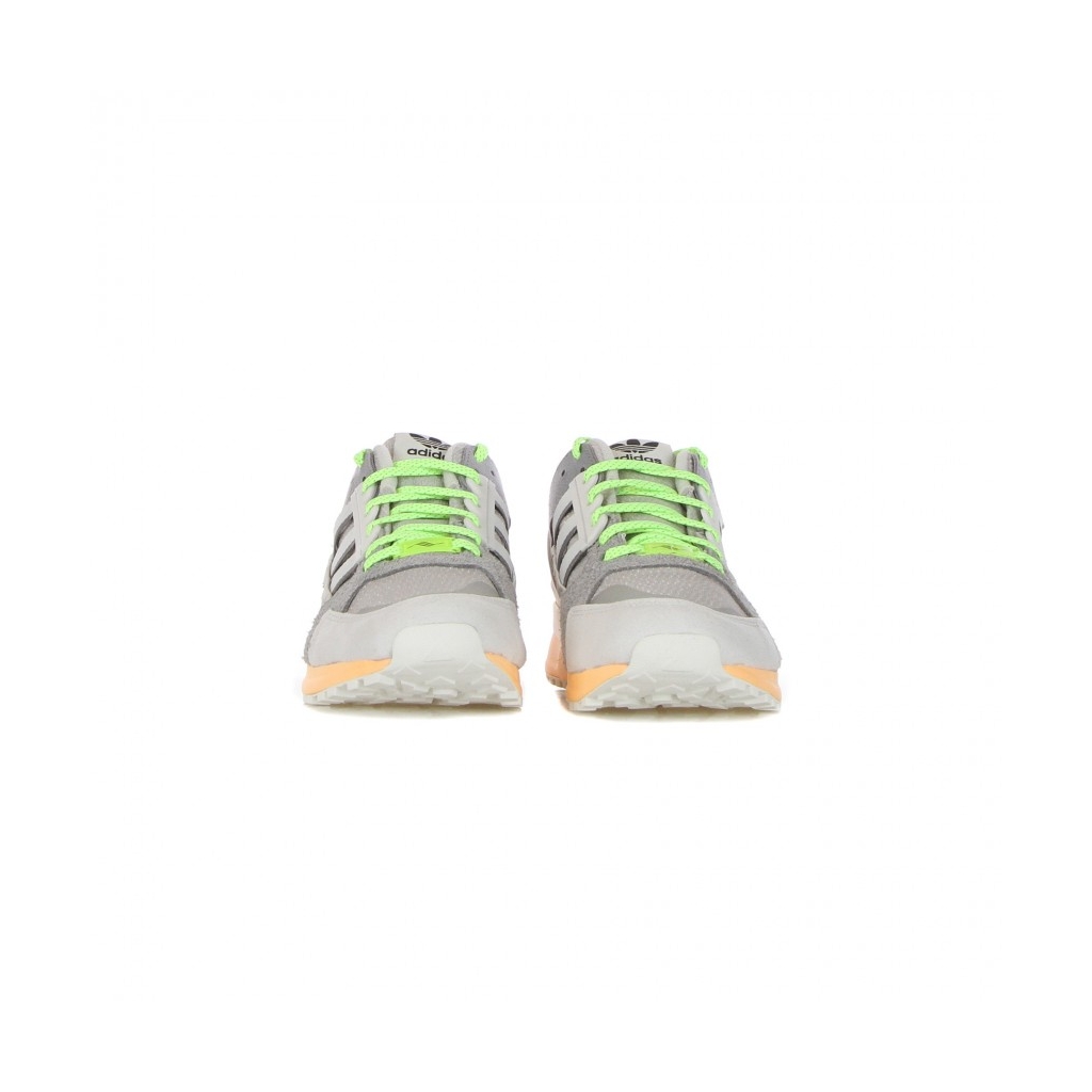 SCARPA BASSA UOMO ZX 10000 C GREY 2/CRYSTAL WHITE/ACID ORANGE