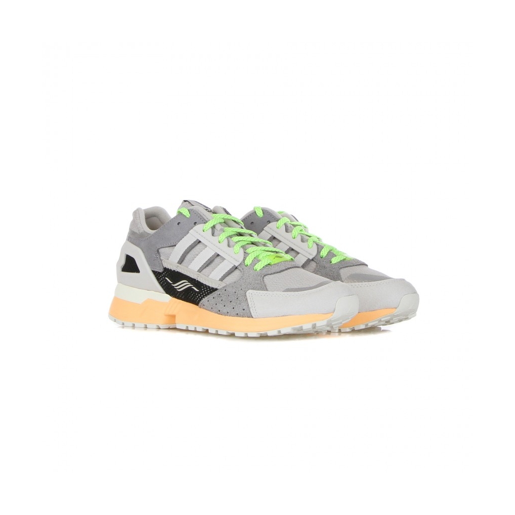 SCARPA BASSA UOMO ZX 10000 C GREY 2/CRYSTAL WHITE/ACID ORANGE